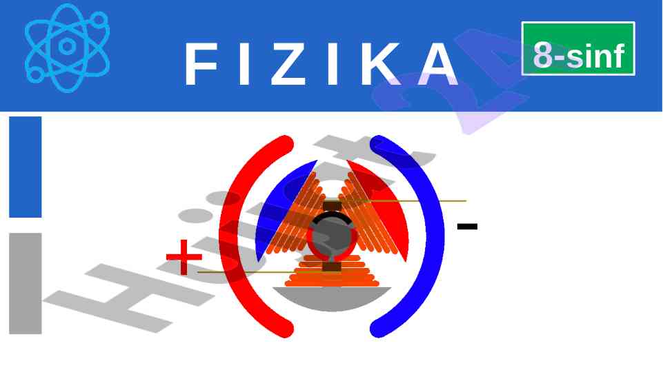 Fizika 8-sinf masalalar yechish ushbu yondashuvlar