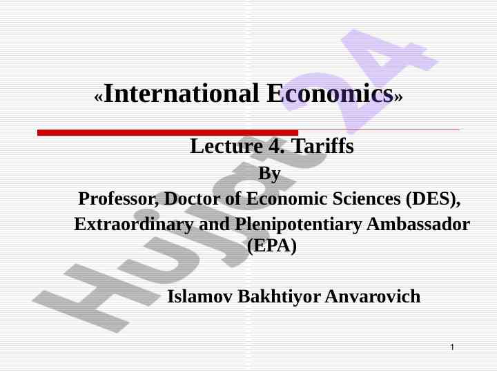 Understanding tariffs and their economic impact