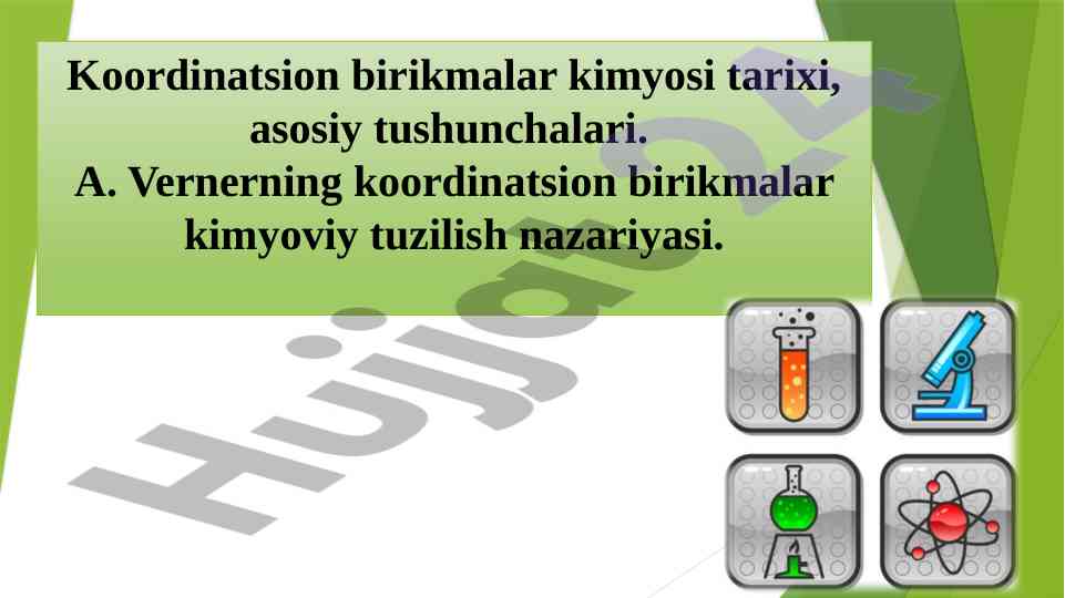 Koordinatsion birikmalar kimyosi tarixi va tushunchalari