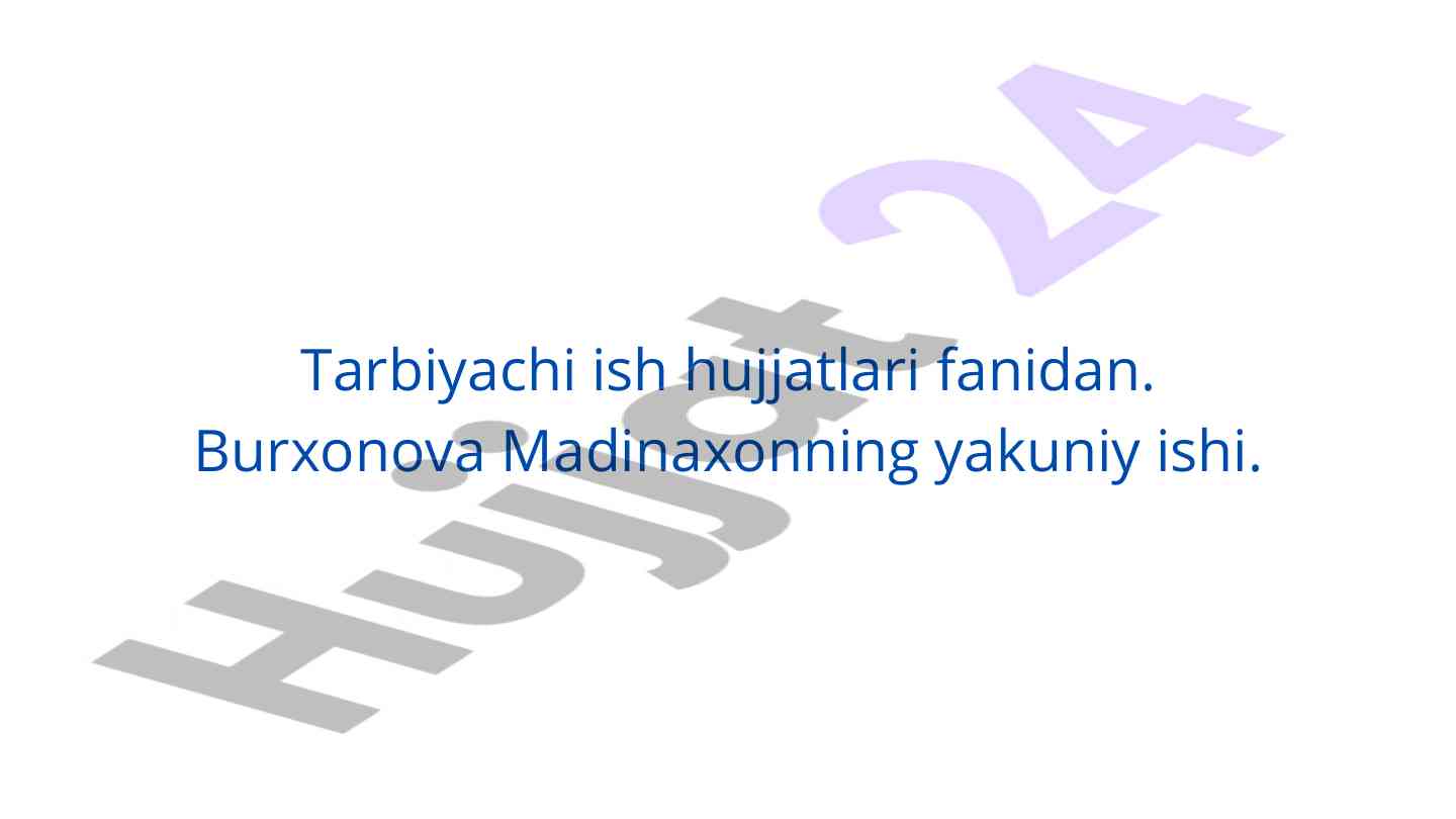 Transport vositalari turlari bilan tanishtirish mashg‘uloti