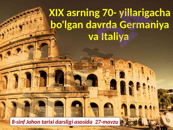 Germaniyada inqilob sabablari va maqsadlari
