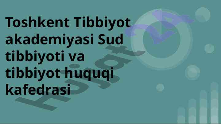 Evtanaziya tushunchasi va turlari haqida tadqiqot