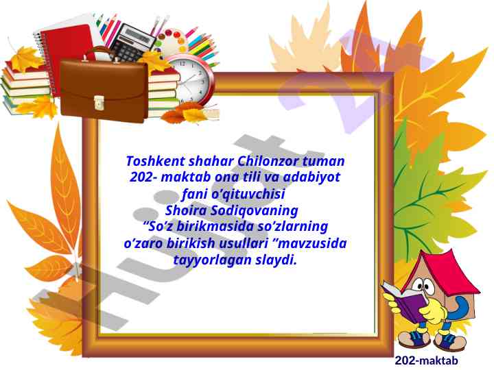 So'z birikmasida so'zlarning o'zaro birikish usullari