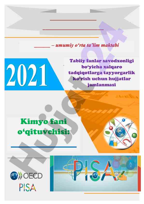 Pisa o‘quvchilarning savodxonligini baholash dasturi