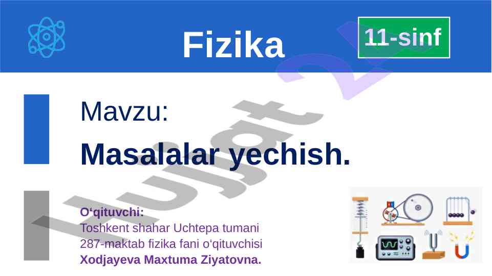 Radioaktiv yemirilish testlari bilan tanishing