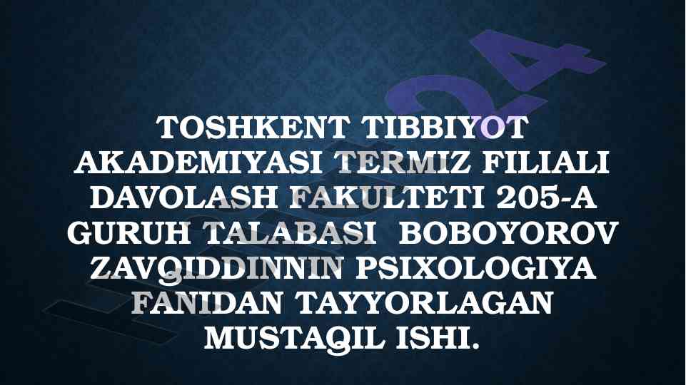 Nevroz qanday kasallik tibbiyotda o‘rganish