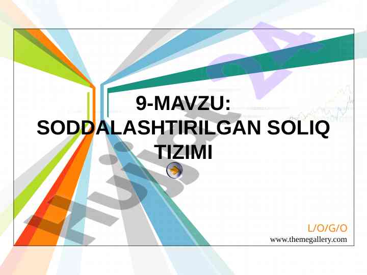 Soddalashtirilgan soliq tizimi tahlili