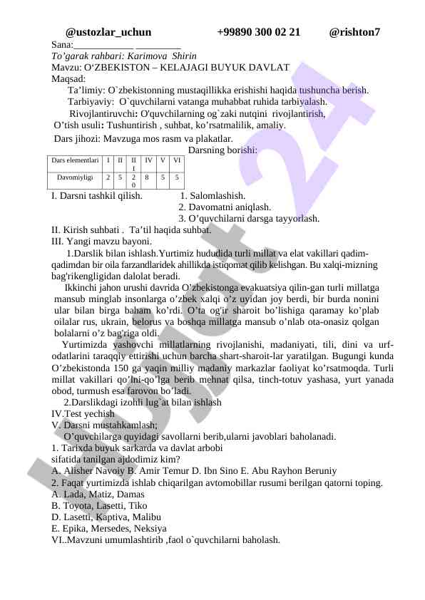 O‘zbekiston – kelajagi buyuk davlat