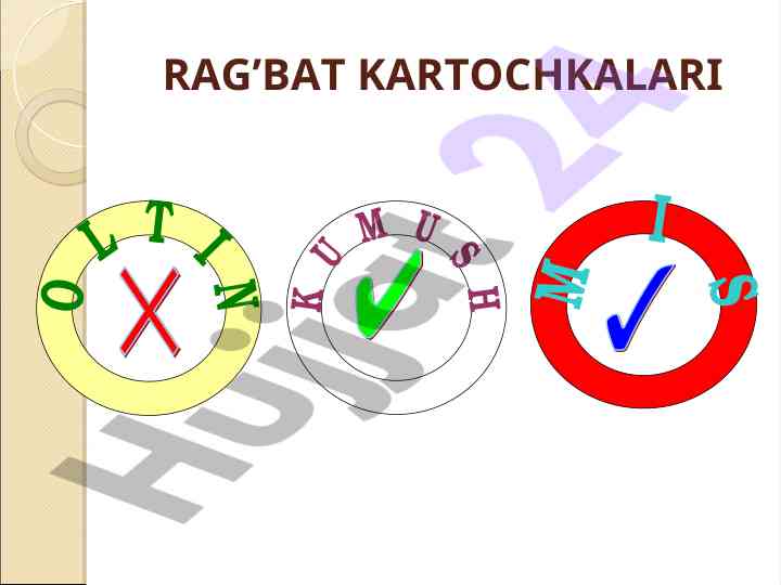 Rag'bat kartochnalari test sinovi