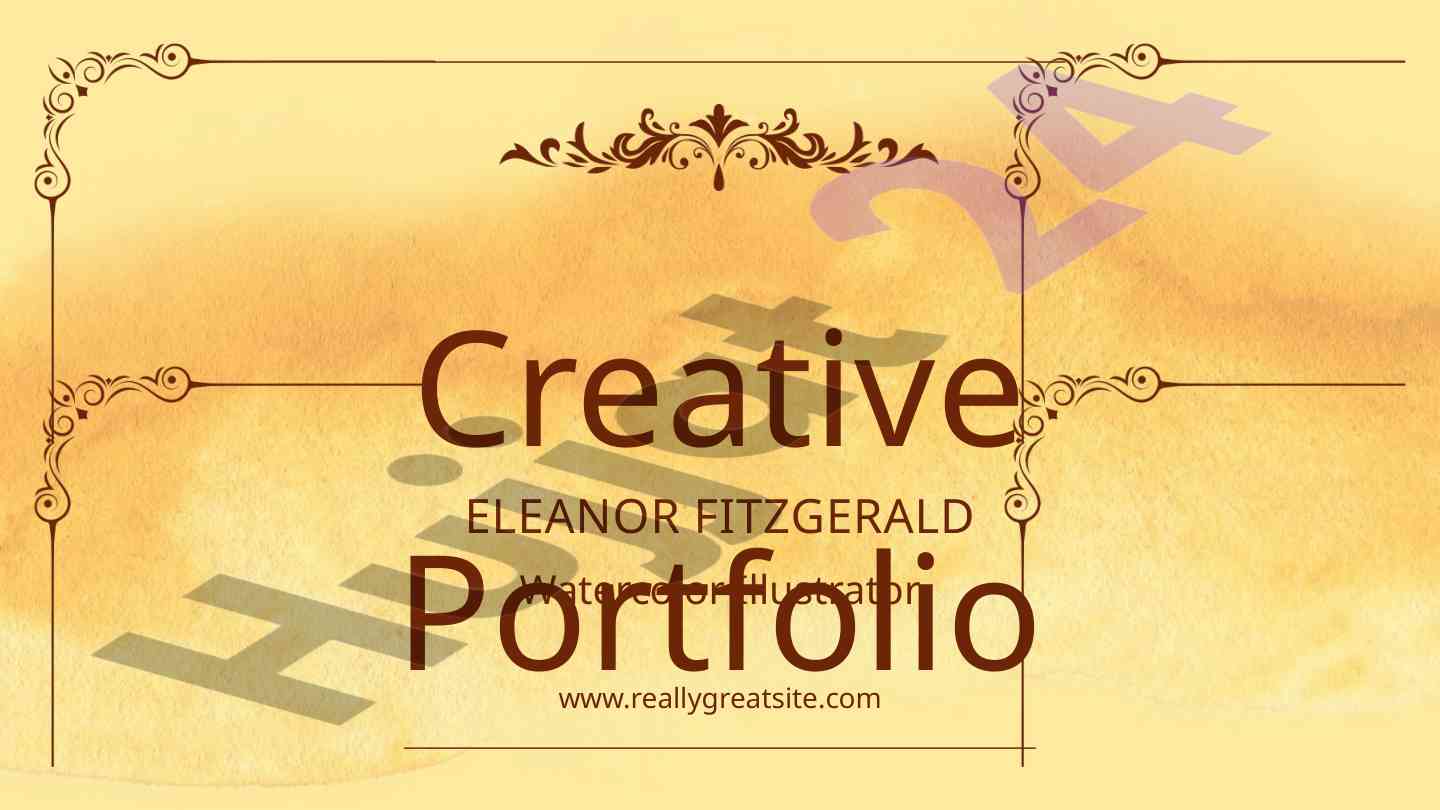 Creative portfolio design watercolor illustration tips