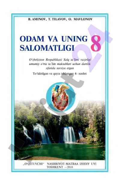 Odam va uning salomatligi darsligi biologiya faniga