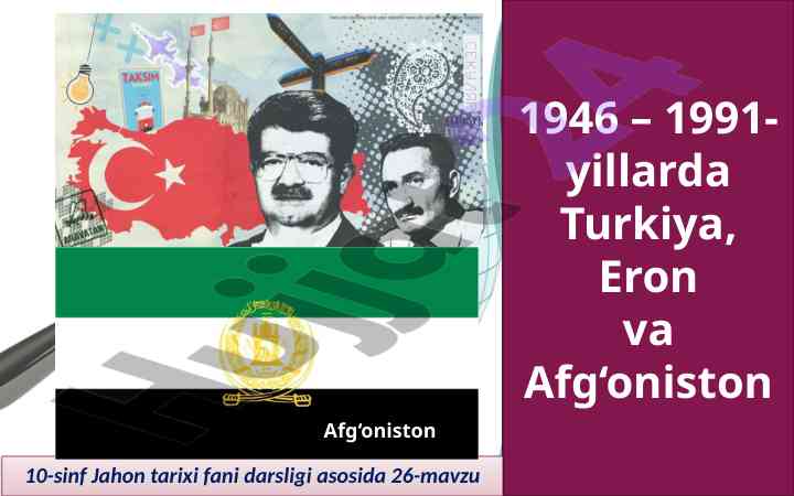 Afg‘oniston Tarixi Va Turkiya O‘rni