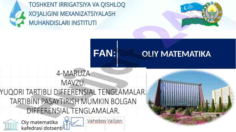 Darajali qatorlar va teylor makloren analizi