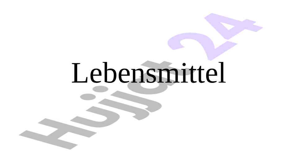 Lebensmittel: ein überblick über lebensmittelkategorien