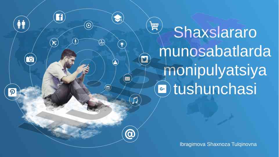 Manipulyatsiya tushunchasi va o'zgarishlar