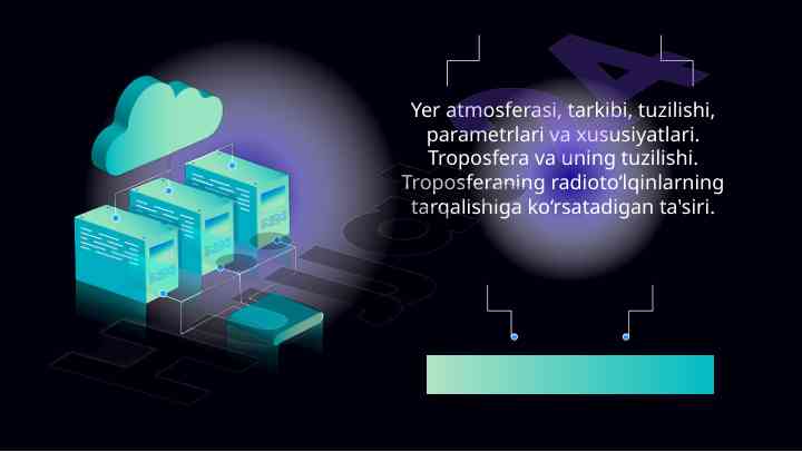 Yer atmosferasi va uning troposferadagi ta'siri
