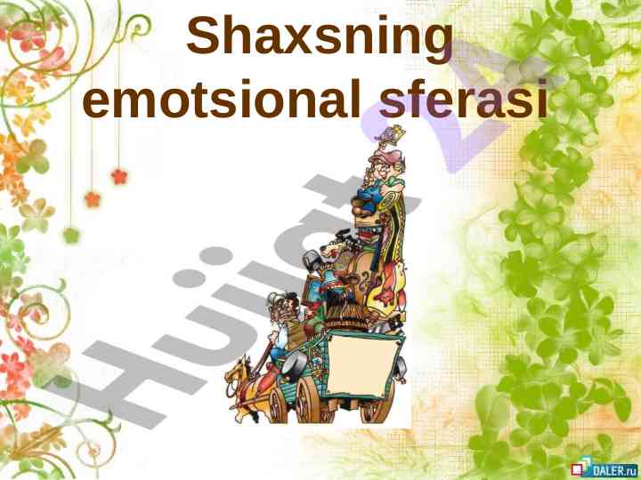 Stress va uning oqibatlari haqida ma'lumotlar