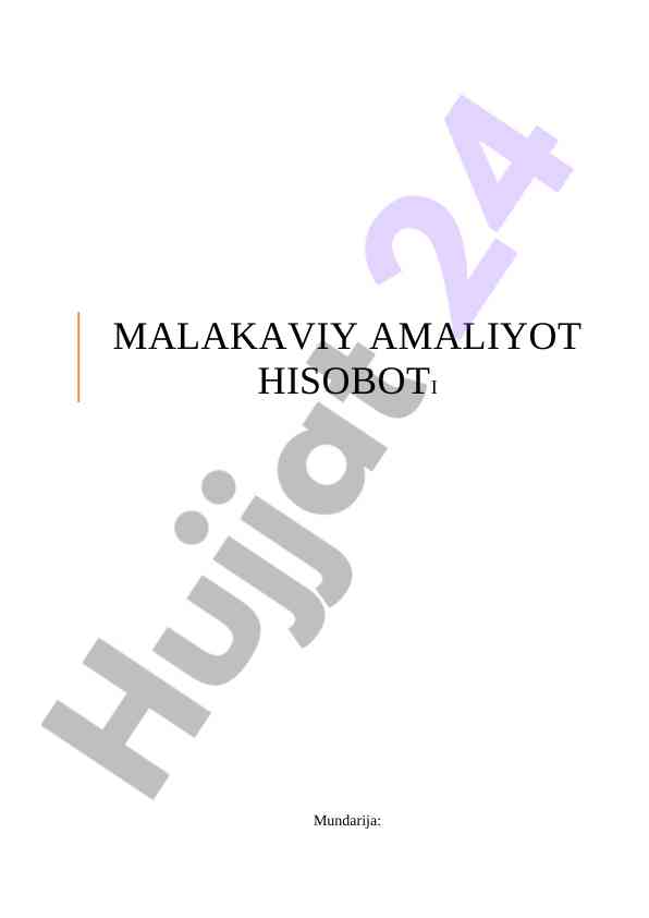 Matematik ifodalar hisoblash amaliyoti
