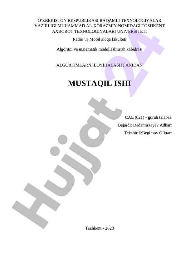 Chiziqli dasturlash masalalari va simpleks usuli