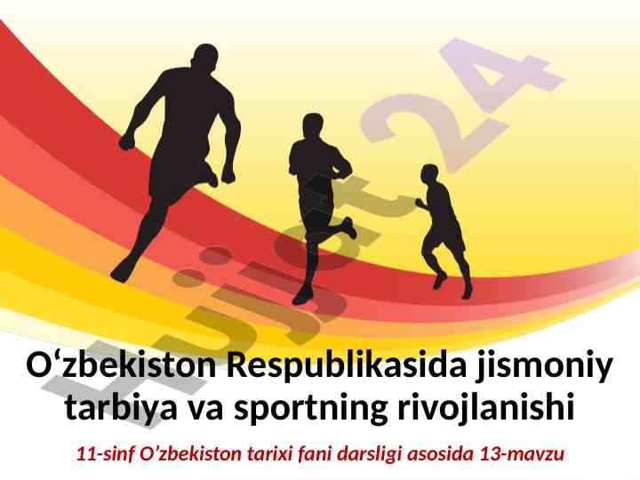 Rivojlanish sport qonunlari o‘zbekistonda jismoniy tarbiya