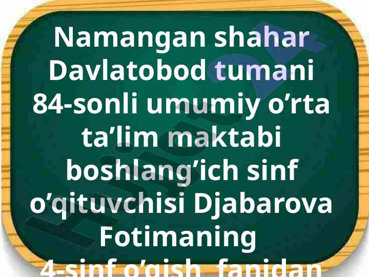 Qomusim mavzusida taqdimot rangin qorlar