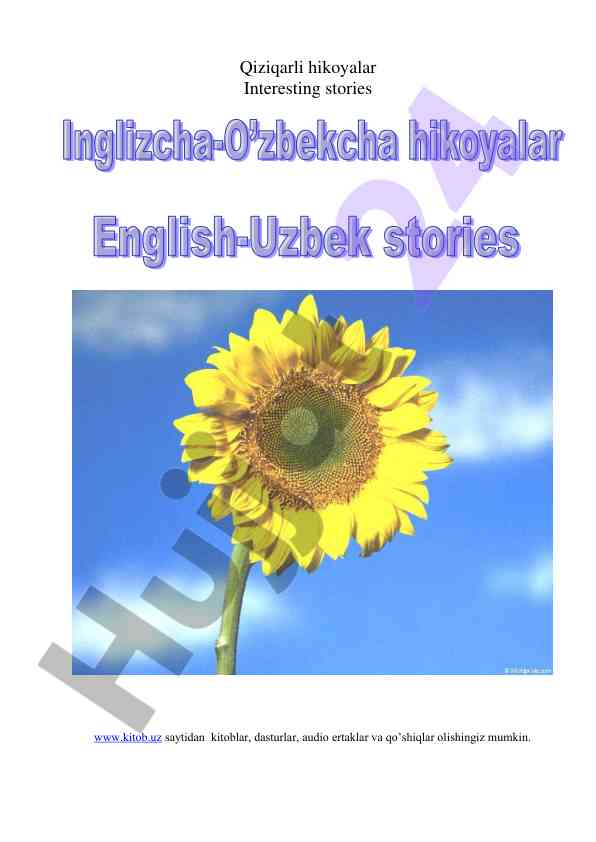 Moral hikoyalar o‘zbek tilida tarjima