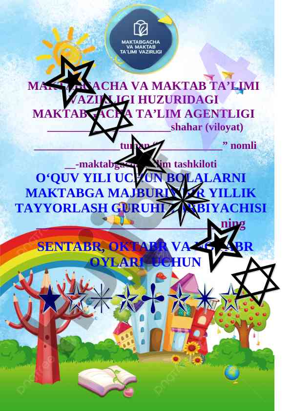 Maktabgacha ta'limda bolalarni tayyorlash faoliyati