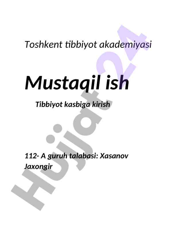 Inqiroz holatida bemorlarni maslaxatlash