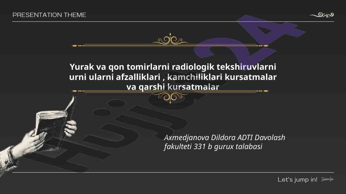 Yurak va qon tomirlarni radiologik tekshiruvlar