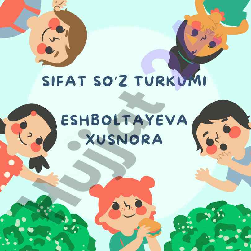 Sifat so‘z turkumi va uning morfologik tizimi