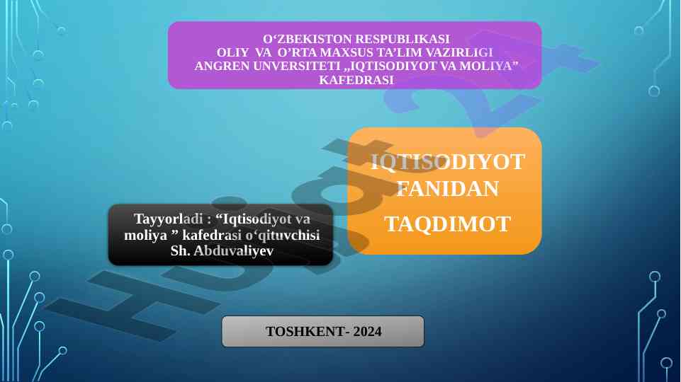 Sanoat korxonalari resurslarini boshqarish yechimlari