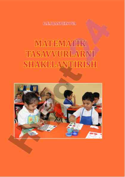 Matematik tasavvurlarni shakllantirish darslik