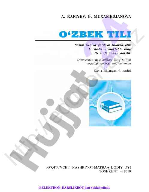O‘zbek tilida muloqotni o‘rganish darsligi