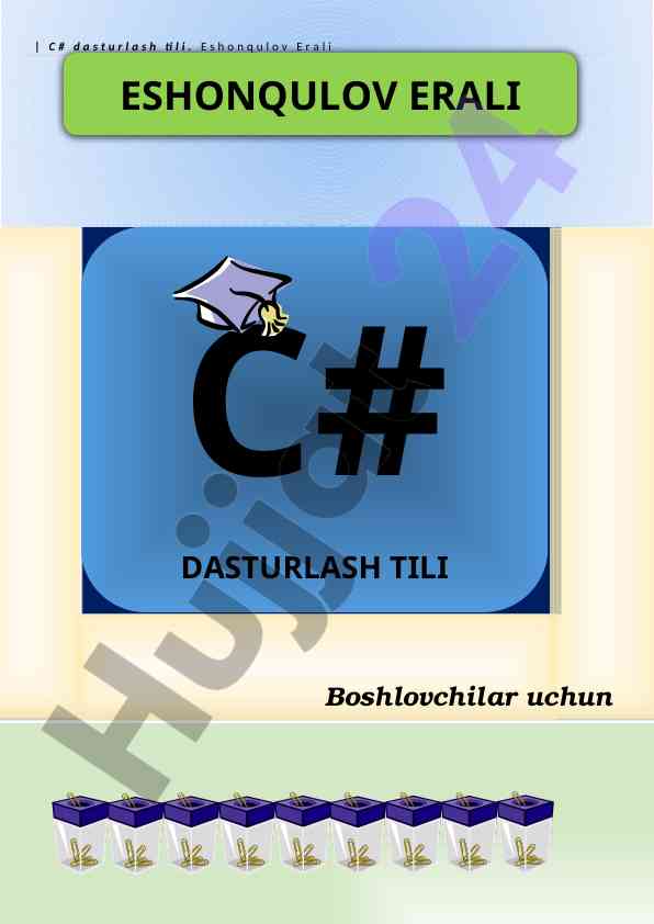 C# tili dasturlash asoslari