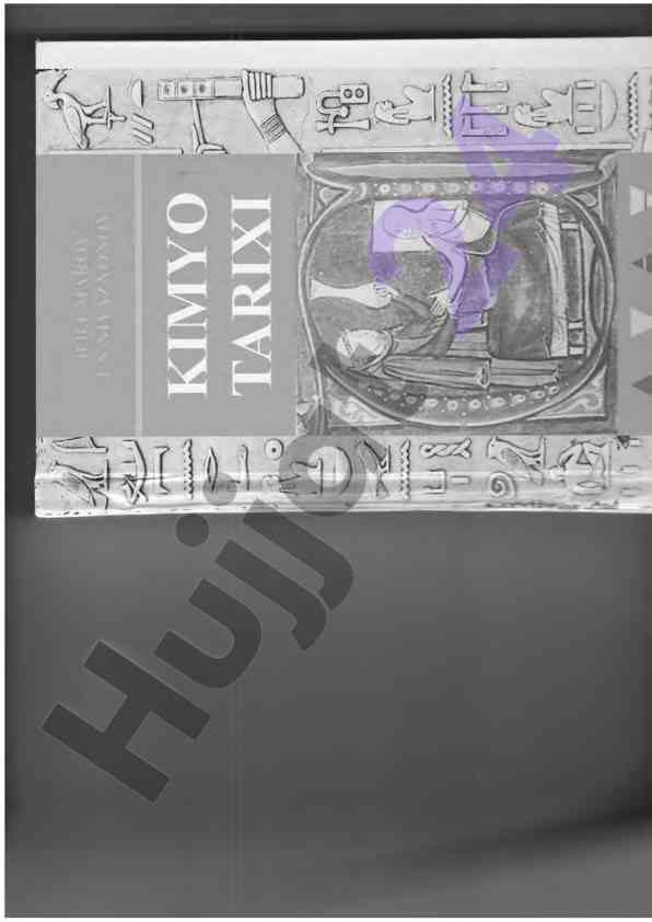 Kimyo tarixi kitobi - oliy ta'lim uchun