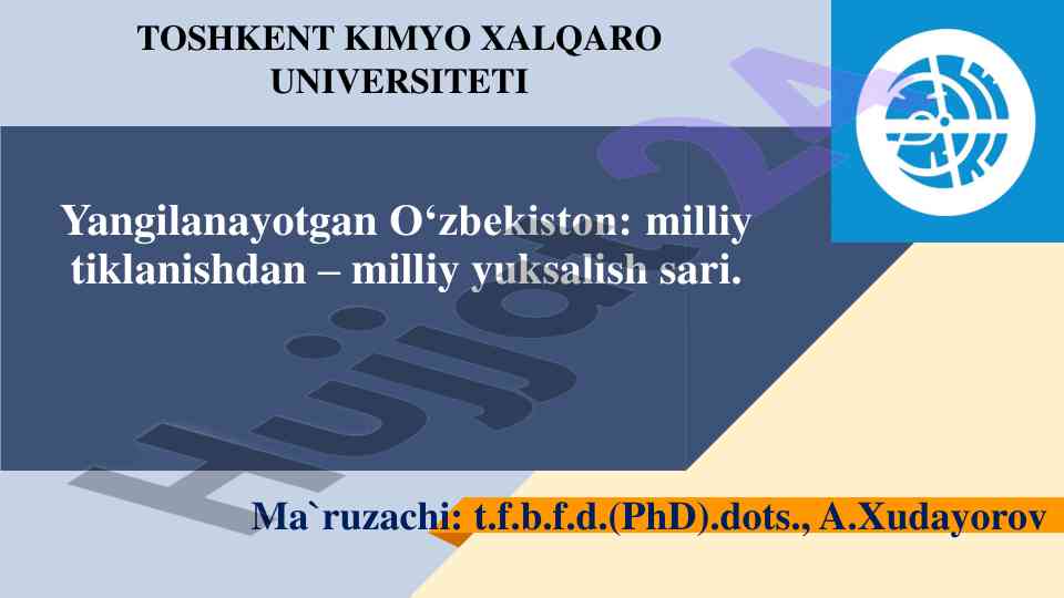 Yangilanayotgan o‘zbekiston: milliy yuksalish strategiyalari