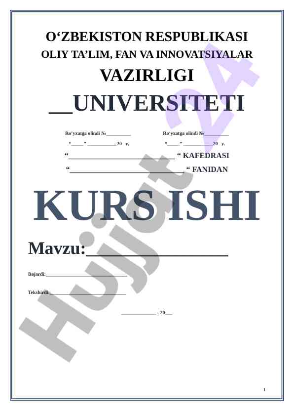 To'liq Va Kommandit Shirkatlarning Tashkiliy-Iqtisodiy Asoslari