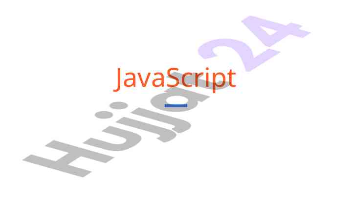 Javascript dasturlash tili haqida ma'lumotlar