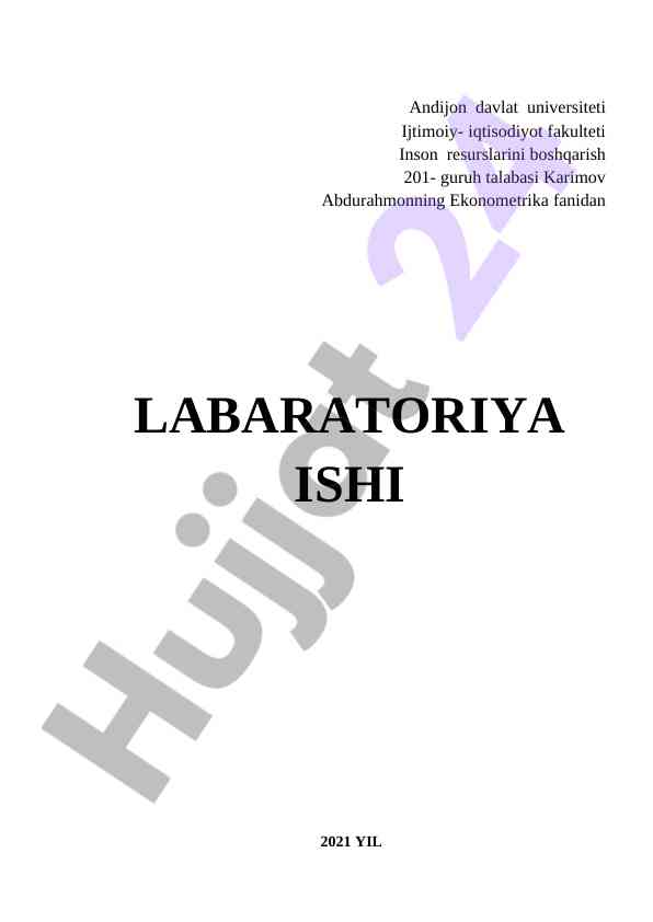 Ko‘p omilli korrelyatsiya va regressiya koeffitsenti