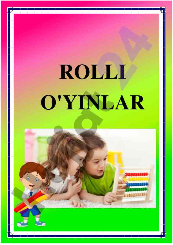Bolalar bog'chasida raqamli o'yinlar tashkil etish