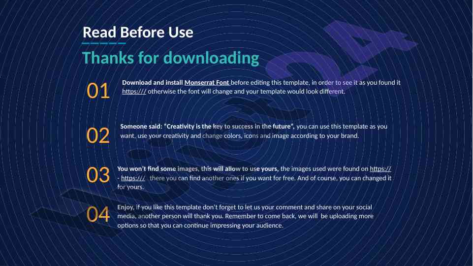 Creative template editing for powerpoint presentations