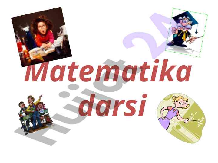 Matematika darsida birdan ayirish misollari