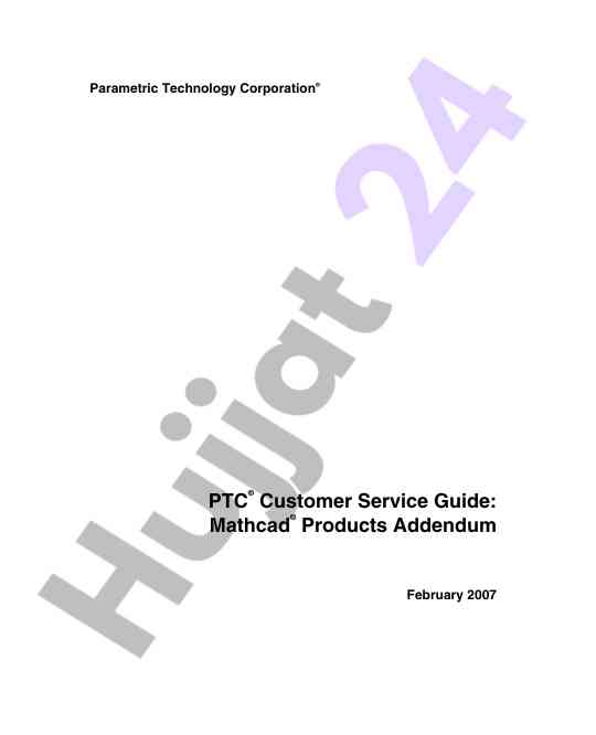 Mathcad products addendum user guide
