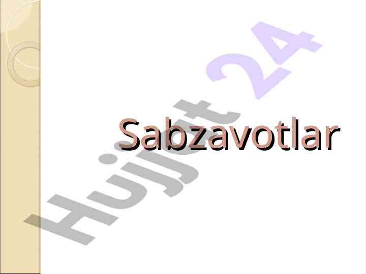 Sabzavot topishmoq o‘yinlari va jumla yig‘ish