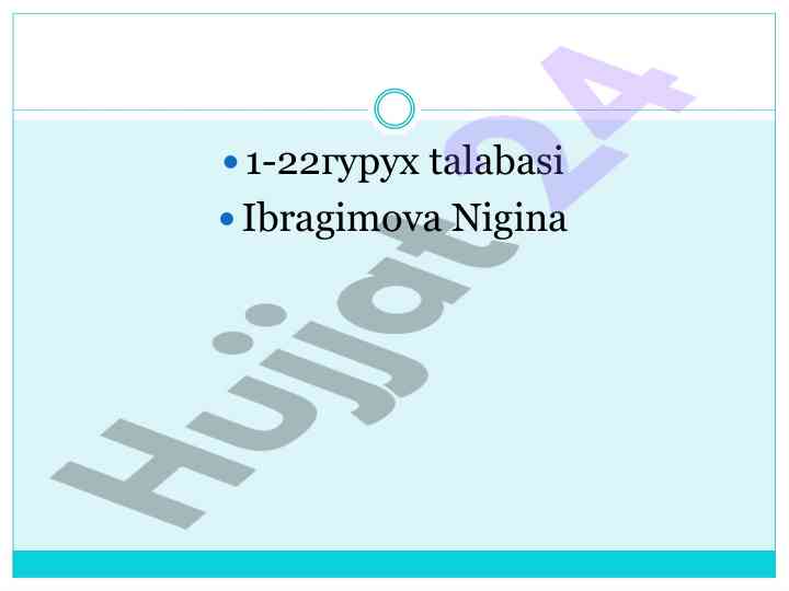 Ishlab chiqarish jarayoni va talab tahlili