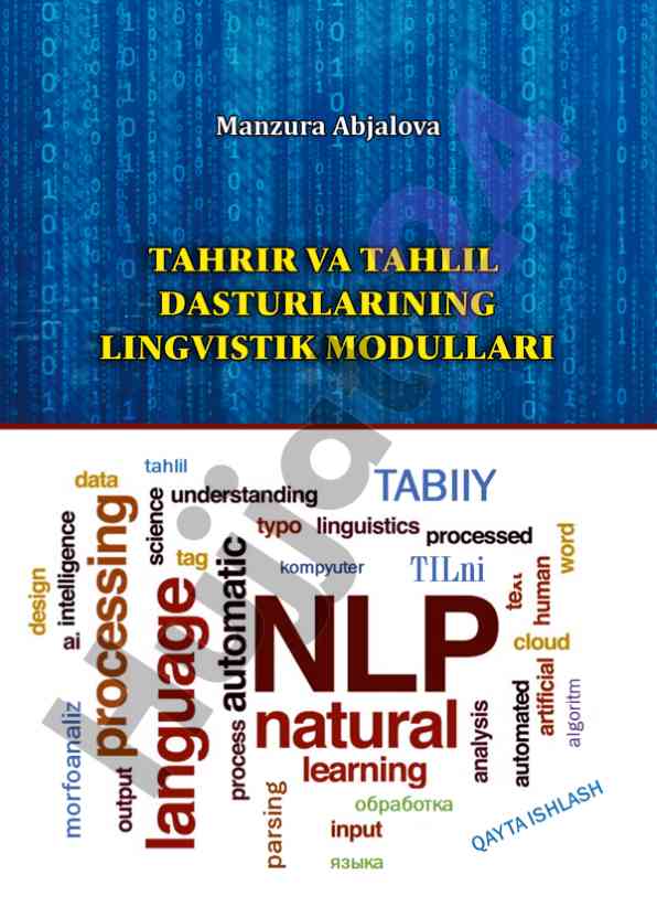 Tahrir va tahlil dasturlarining lingvistik modullari