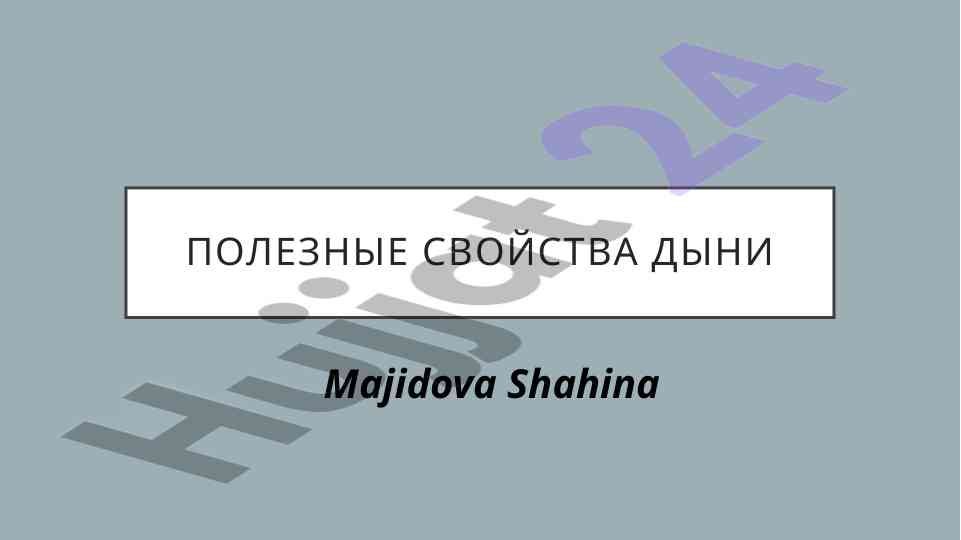 Польза дыни для здоровья человека