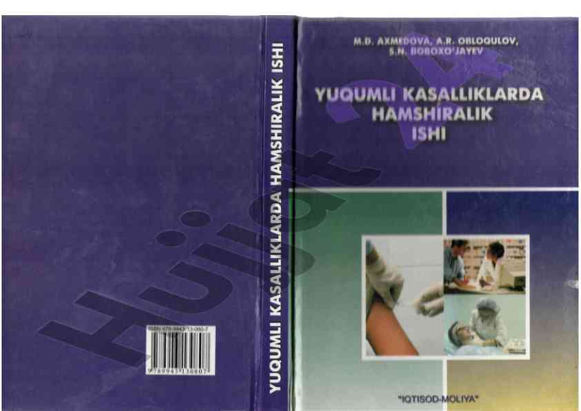 Yuqumli kasalliklarda hamshiralik ishiga o‘quv qo‘llanma