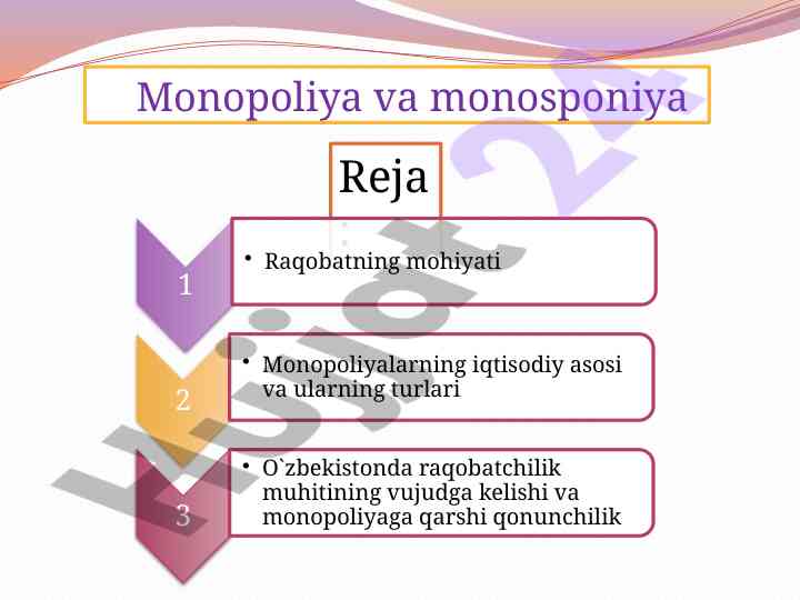 Monopoliya va monosponiya iqtisodiy tahlil