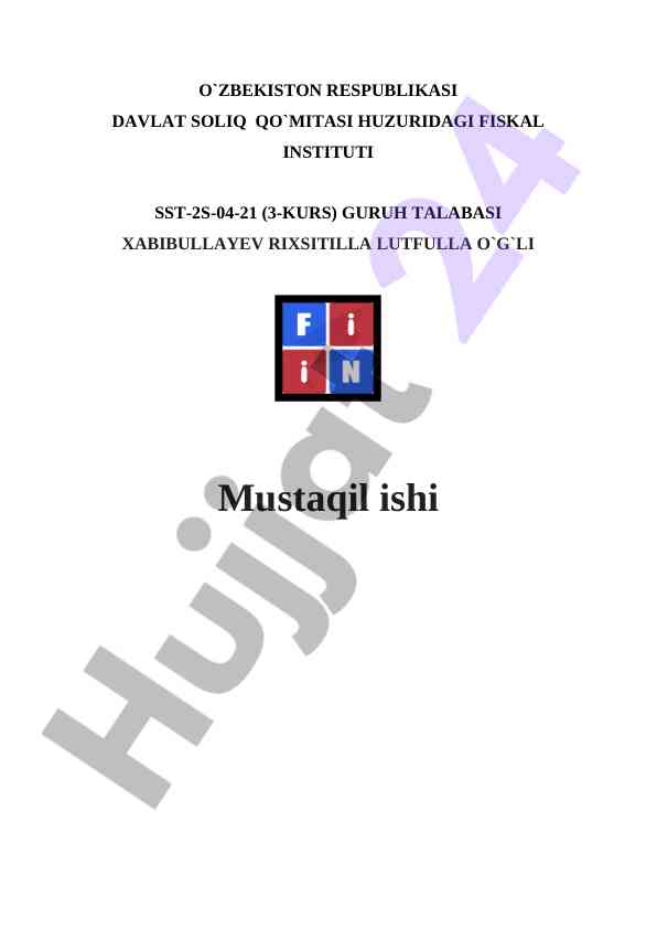 Yakka tartibdagi tadbirkorlikni davlat ro'yxatidan o'tkazish